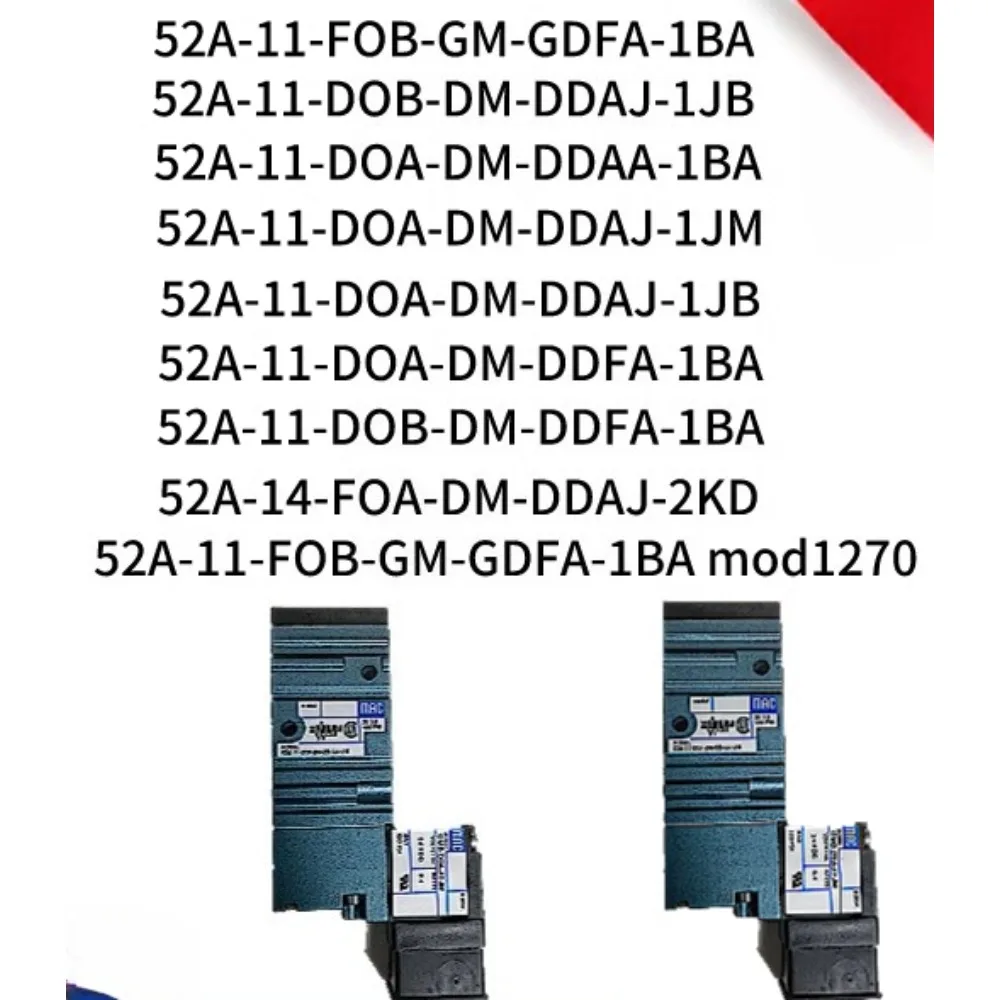 

Solenoid valve 52A-11-DOA/D0A-DM-DDAA-1BA/BOA-DDAJ-1KJ/JM/JB