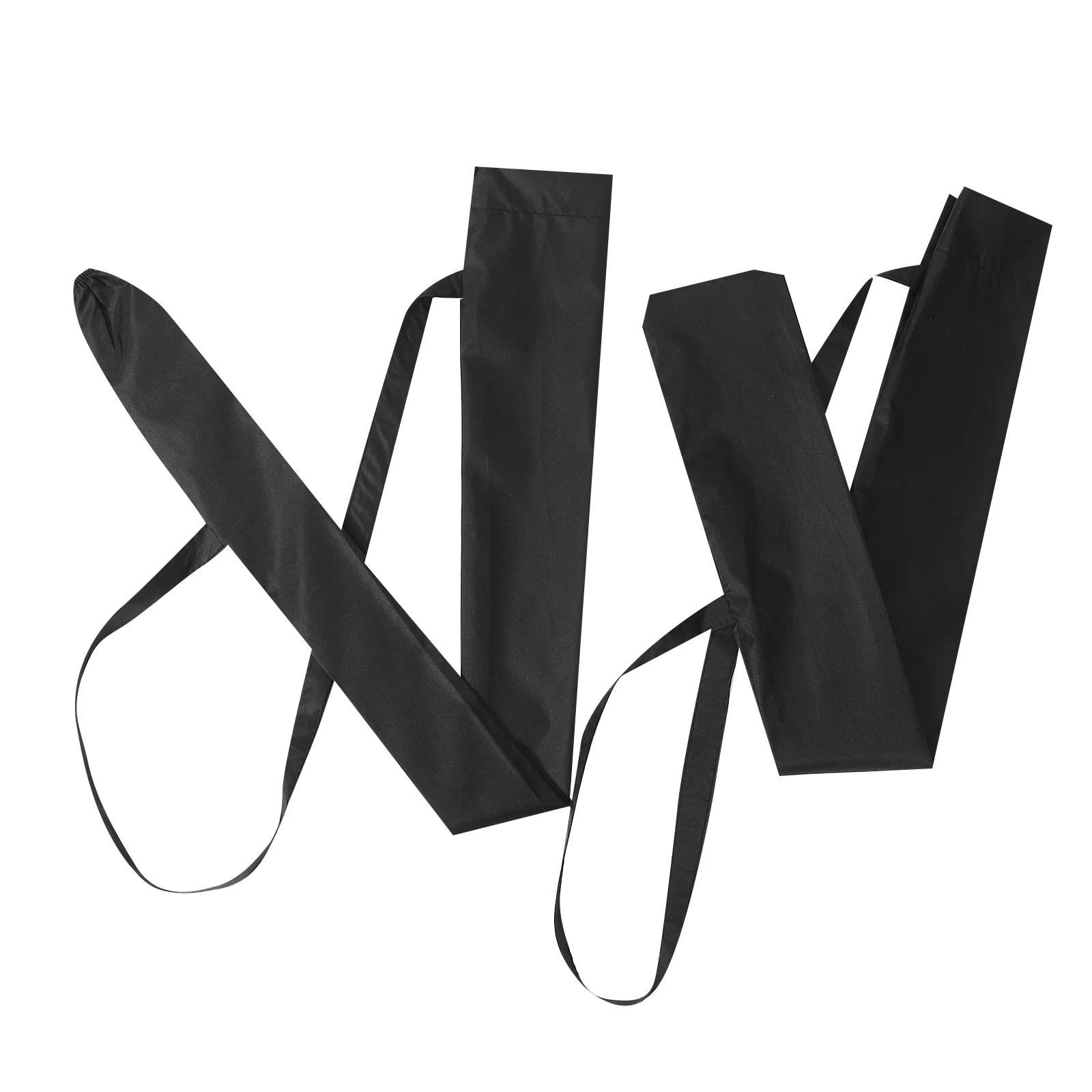 

2 Pcs Umbrella Cover Drop-proof Pouch Holder Protective Case Carrier Bag Black Travel