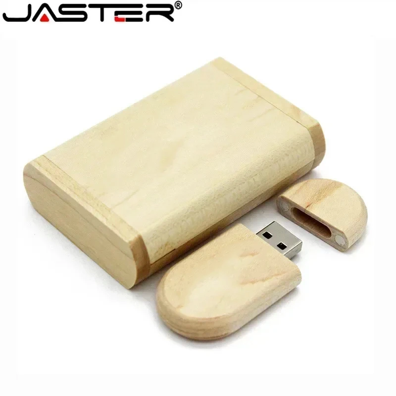 JASTER pamięć USB 128GB Pendrive 2.0 drewniany Pendrive 4GB 8GB 16GB 32GB 64GB kreatywny prezent biznesowy Pen Drive dysku