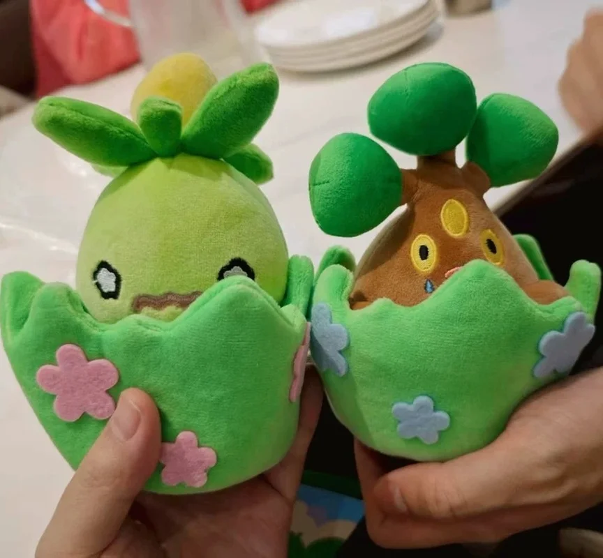 

PokéMon Plush Grass Adventure Series Oddish Stuffed Doll Anime Plush Toy Bag Decoration For Anime Fans Collection Toy