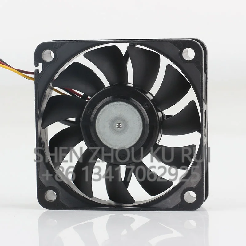 Original Nidec U60R12MMAB-53 5V 24V 48V AC EC 6015 60X60X15MM 6CM Silent CPU case Inverter Three-wire Cooling fan DC 12V 0.09A