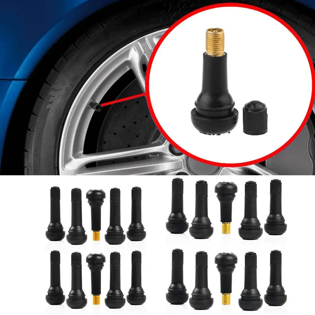 10 шт. TR413 TR414 клапан для шин в типе резиновый клапан инструмент Ubber сплав вакуумный воздушный клапан для шин для автомобильных аксессуаров замена деталей