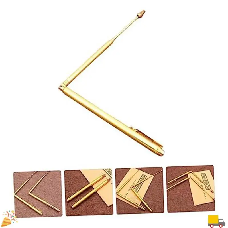 1 Piece Pen Shape Ruler Divining Rods For Water Metal Detector Stick Antenna Durable Divining Tool Ruler view 5