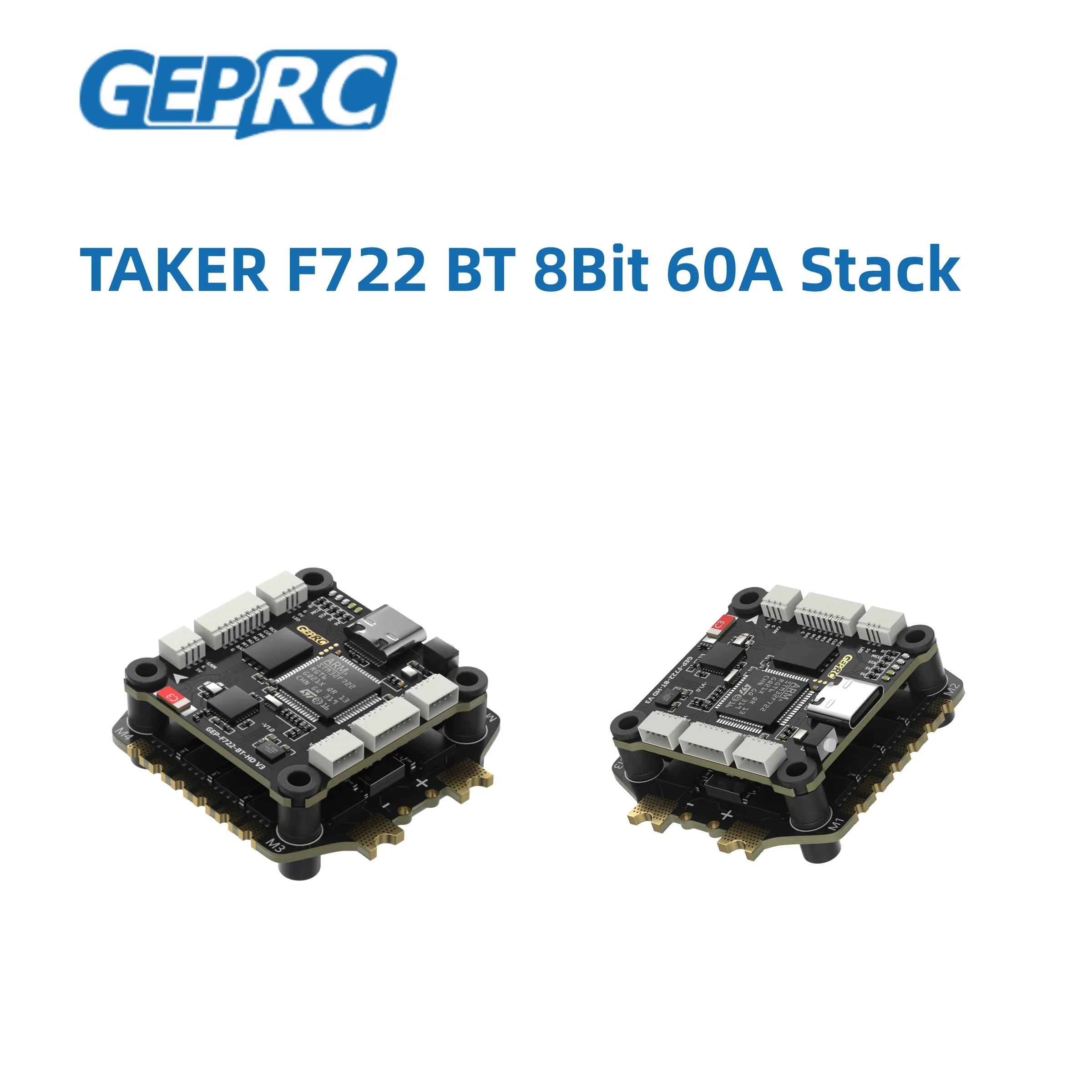 AvaCoreGEPRC TAKER F722 BT 8Bit 60A 65A Stack ICM42688-P For FPV Racing Drones