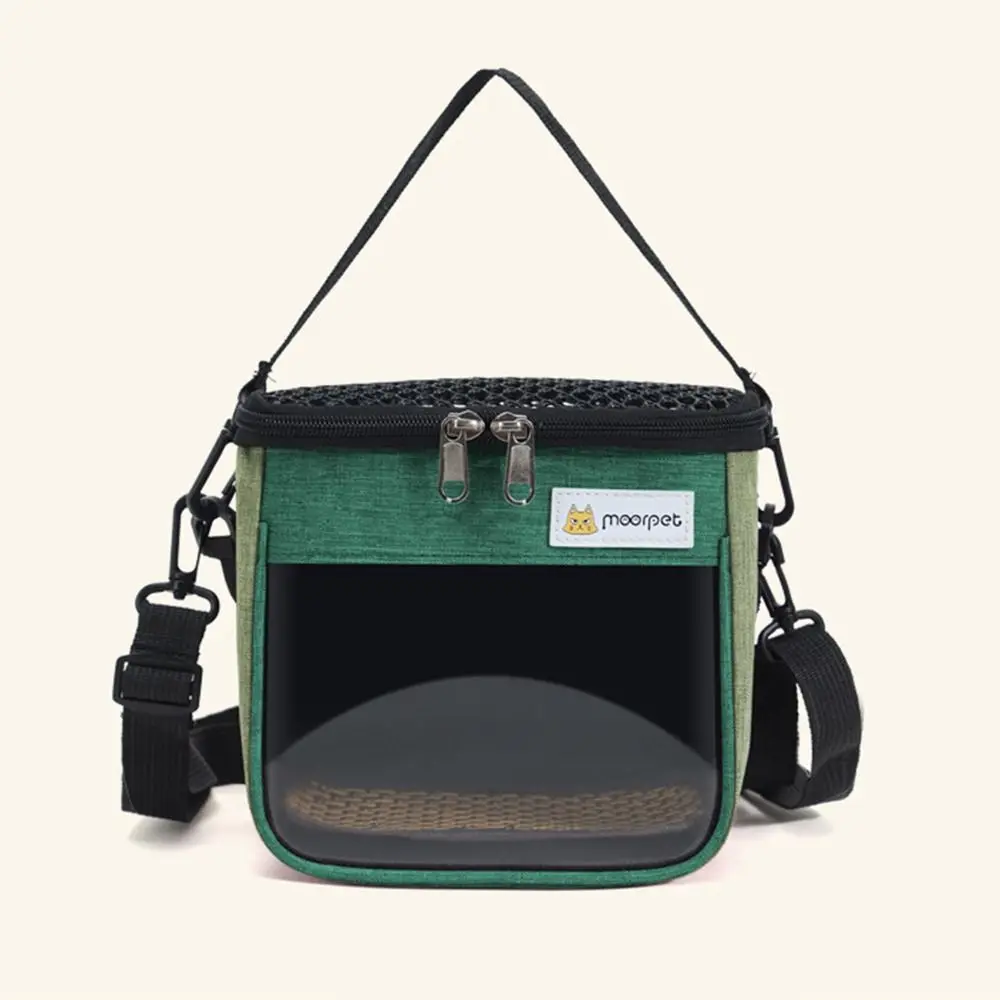 Pet Carrying Box Portable Pet Takeaway Bag Handheld Clear View Chinchilla Outdoor Cage Oxford Messenger Bag Pet Backpack Parrot view 3