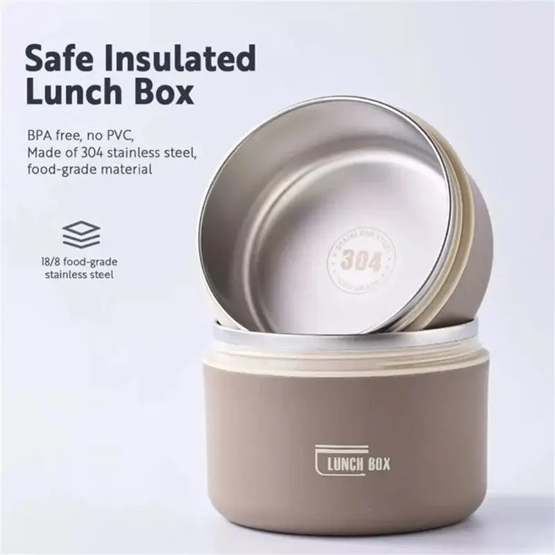 Portable Lunch Box Microwavable Multi-layer Stainless Steel Leak-proof Thermal insulation Lunch Box Outdoor Kitchen Tools