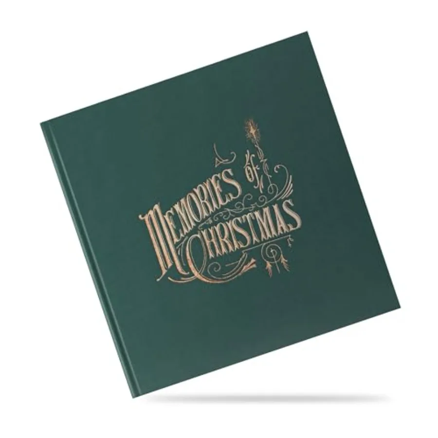 

Family Christmas Journal - 25 Year Memories of Christmas Memory Book to Record Holiday Traditions Gifts Recipes and Photos - Fa
