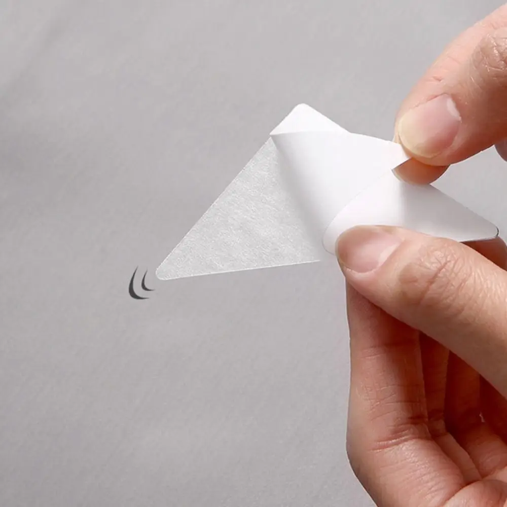 50PCS PVC Collar Fixed Pads Home Invisible Anti-roll Shirt Collar Support Self Adhesive Stand Collar Shaper Women Men