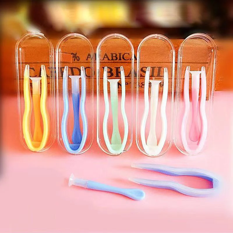 

Contact Lens Clip Tweezers Wearing Set Anytime Carry Portable Clip Tweezers Hot Beauty Contact Wearing Tool Clip Fast Shipping