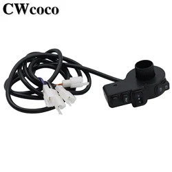 Electric Car 3-in-1/4-in-1 Headlight Horn Turn Signal Combination Switch For Motorcycle ATV Citycoco Scooter General Accessories