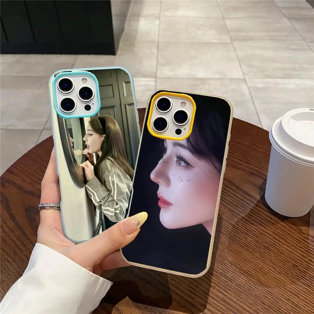 Dilraba Dilmurat Phone Case Jelly Dual-Layer Shockproof Phone Case for iPhone 17 16 15 14 13 12ProMax