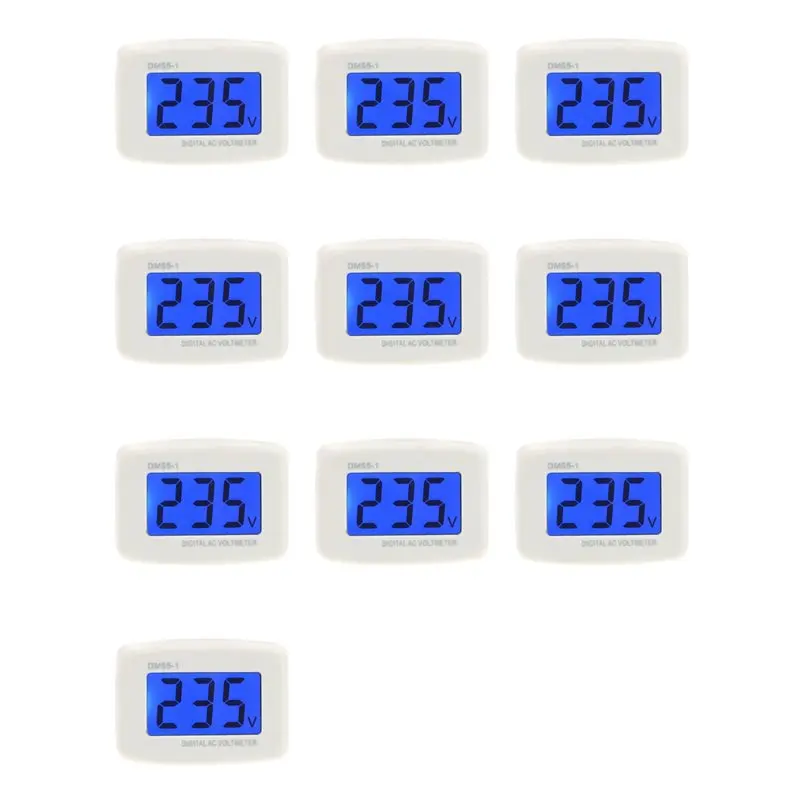 【NEWLY】10X DM 55 - 1 AC 80 - 300 V LCD Digital Voltmeter US Plug - In Electric Pen Meter