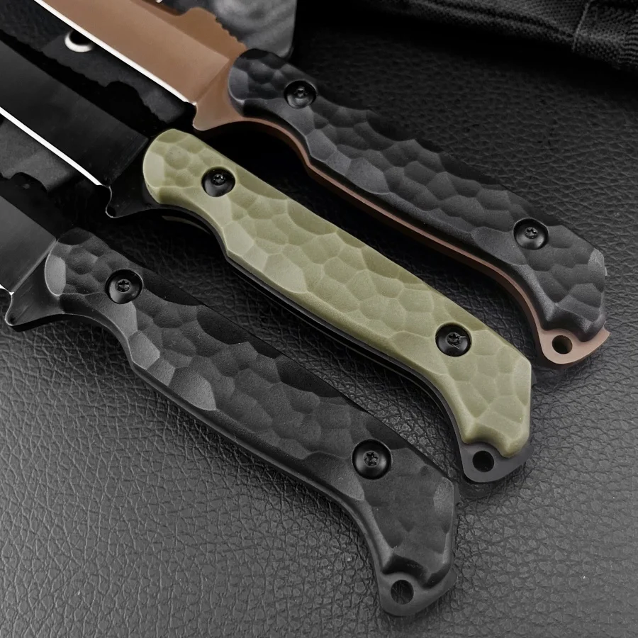 TOR Professional Tactical Knife 7Cr13Mov Blade Nylon Fiber Handle Multi-functional Rescue Tool for Outdoor Rock Climbing