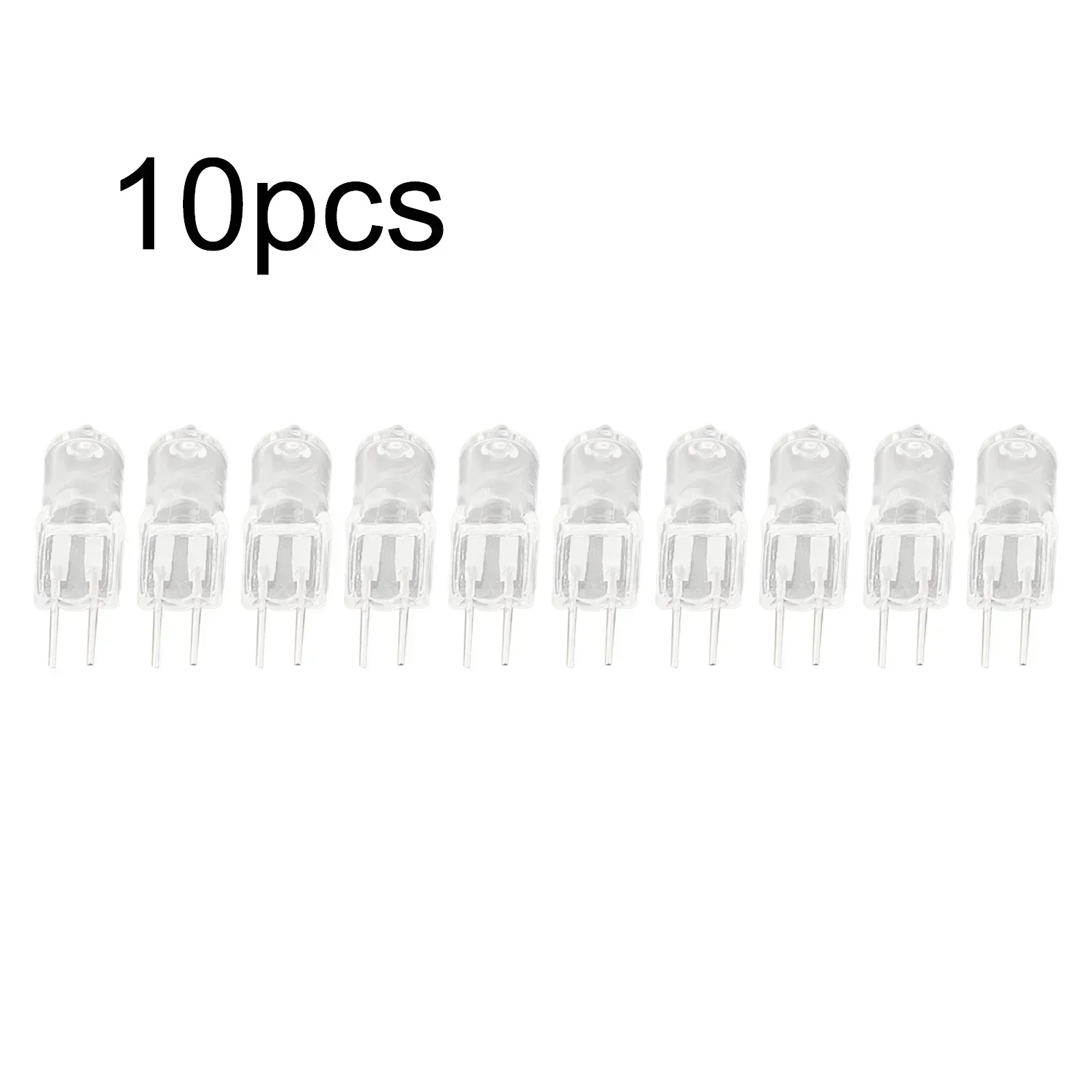

10 шт. G4 12 В 5 Вт/10 Вт/20 Вт/30 Вт/50 Вт галогенная лампа 2-контактная лампочка для ароматического освещения потолочный светильник замена настольных светильников