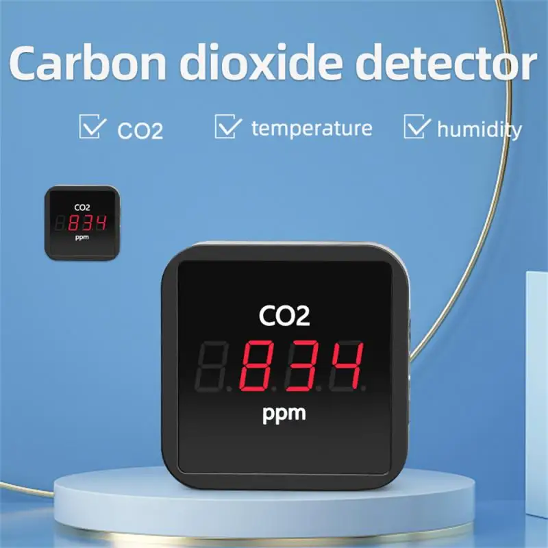 

Tuya Smart ZigBee Carbon Dioxide Detector Sensor NDIR Infrared CO2 Temperature Humidity Detection Air Quality Greenhouse Meter