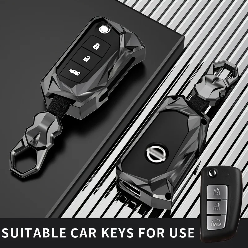 Fit for nissan key car case cover chain cover ring shell fob Tiida Qashqai Sunny X-Trail J11 Micra  Murano Altima Pulsar C13