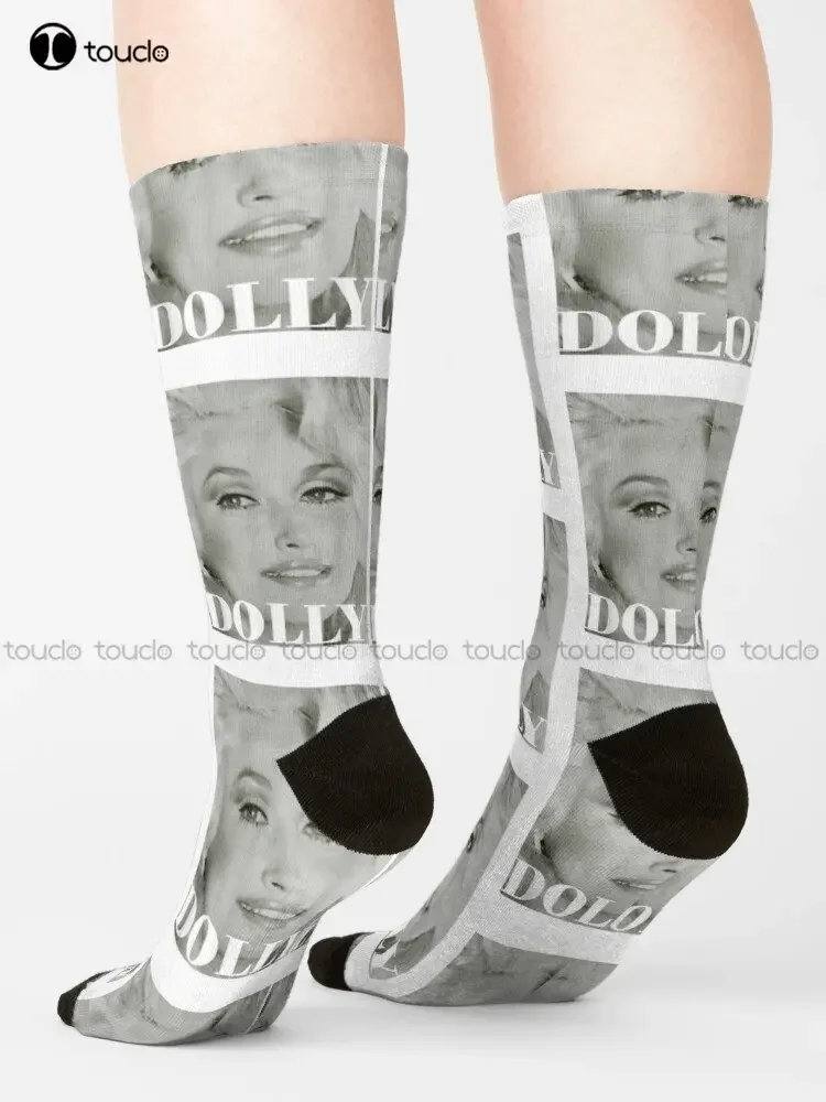 Kaus kaki Vintage klasik Dolly Parton kaus kaki pengantin kualitas tinggi lucu elegan indah Kawaii kartun manis katun kaus kaki kustom hadiah seni