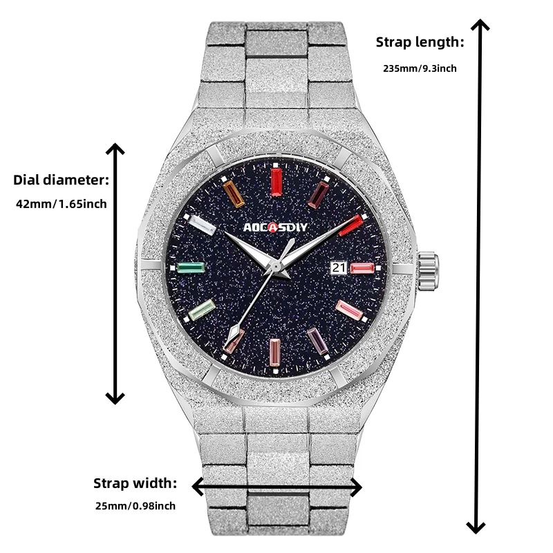 Men's luxury beautiful watch waterproof Shock Resistant a gift for friend