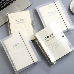 2025 luźny segregator notatnik A5 papier wewnętrzny dziennik Planner wkłady notatnik pamiętnik Agenda organizator artykuły biurowe artykuły papiernicze