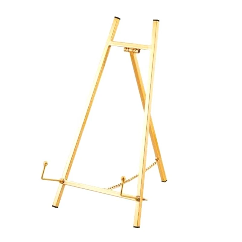 Modern Metal Tripod Plate Stand Table Top Easel Art Holder Easel For Wedding Display Picture Plate Platter Book Photo