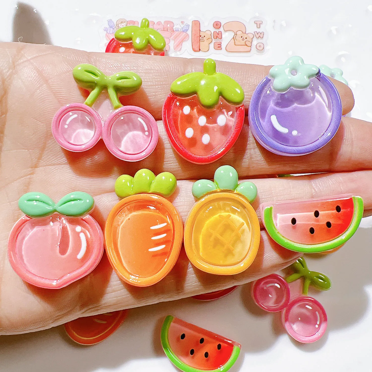 7pcs Green Vegetable Fridge Magnet Gift Food Figurine Resin Refrigerator Whiteboard Sticker Diy Decoration Kitchen Accessories