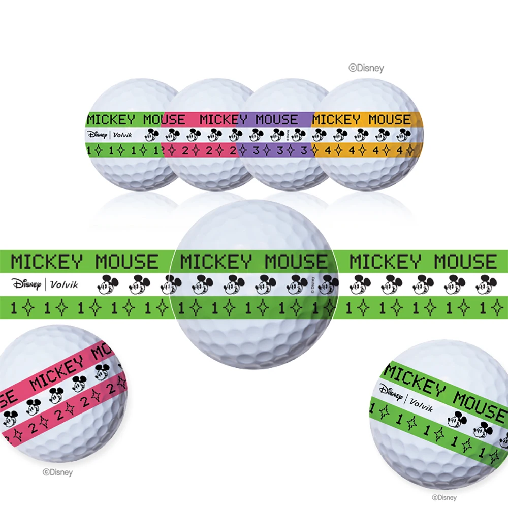 Volvik Golf Balls Disney Track Digital Bus 360 3-Piece 1 dozen 12balls