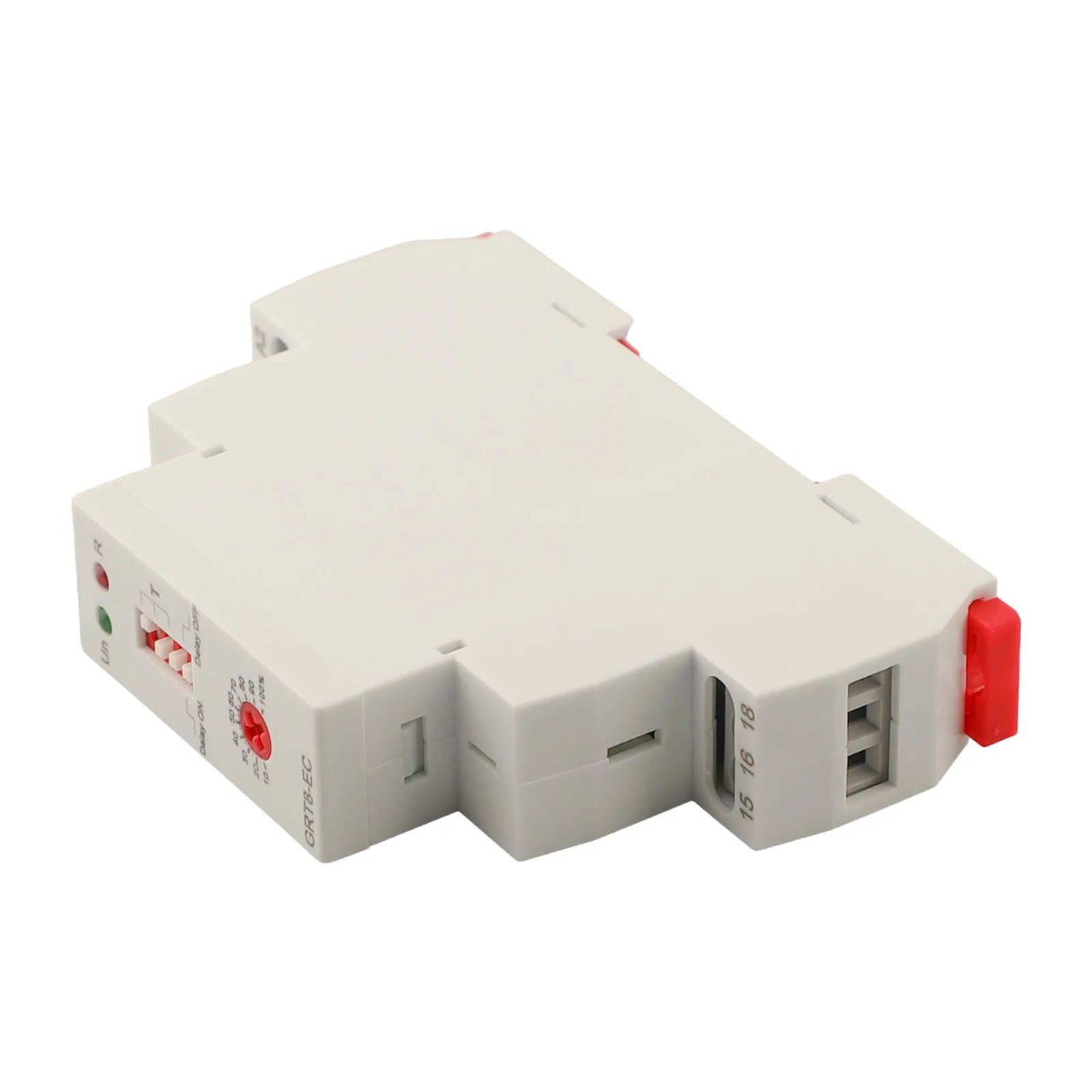 

AC DC Relay Delay Timer Switch Compact Design Automatic Control Relay Flame Retardant Material Power-on Delay Function