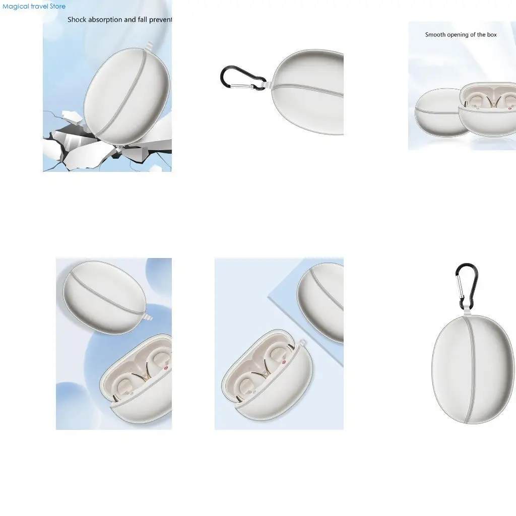 N2UB Flexible Clear Soft Protector Case For C30 Wireless Earbud Shockproof Daily Use