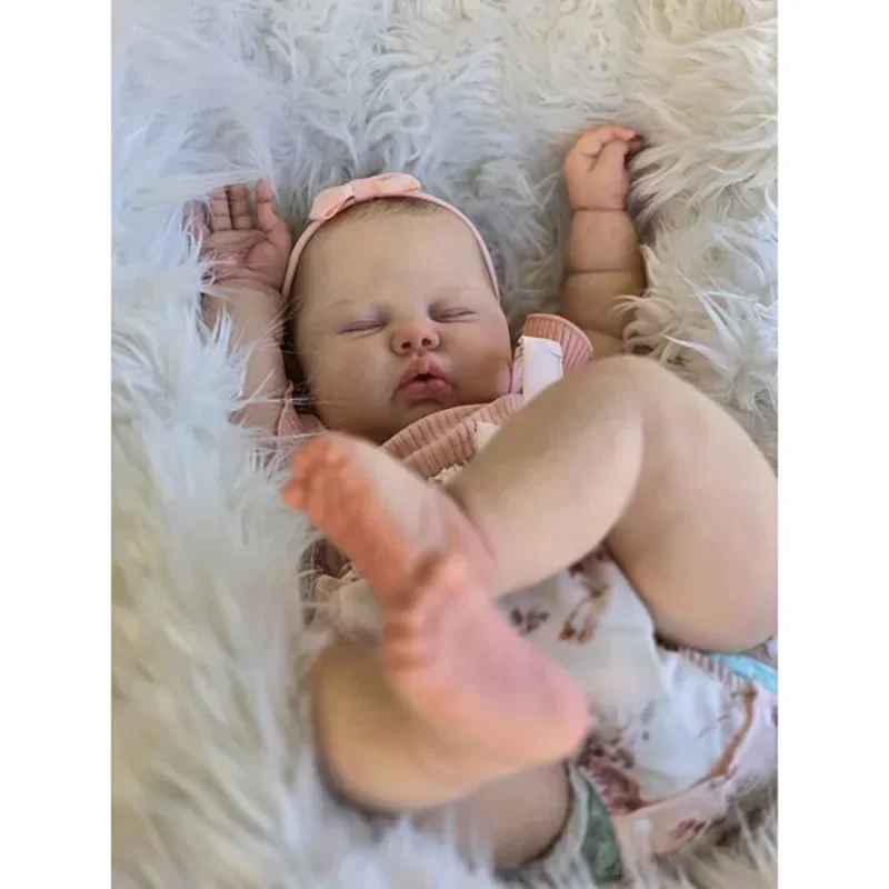 60CM Reborn Toddler Doll Pickle Already Painted Finished Doll Soft Cloth Body High Quality Hand Painted Doll