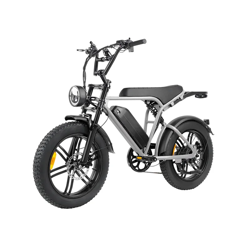 26-Year-old Oucang small package 20-inch iron frame full shock absorption fat tire electric bicycle