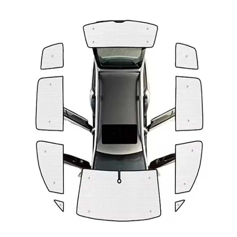 Anti-UV Car Window Sunshade Coverage Sunshade Cover Protection Board Accessories For Volkswagen for VW Touran 2003 2004~2015 - view 6