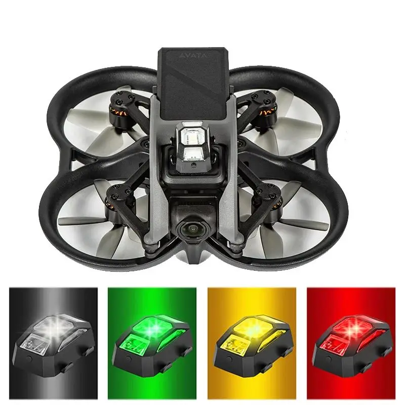 Strobe Light For DJI Avata/Air 3/Mini 3 Pro/Mini 4 Drone Led Lights Night Flight Searchlight 4 Color Rechargeable Lamp