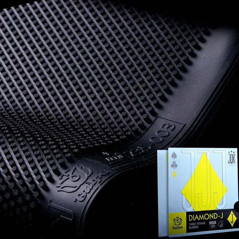 

TUTTLE Tulip Table Tennis Rubber Square J Long Pimples OX Ping Pong Rubber ITTF Approve Rubber Loop Fast Attack for Training