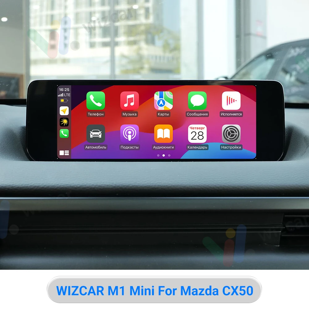 For MAZDA CX50 CX5 CX30 WIZCAR M1 Mini | Wireless Android Auto Google Waze Maps Spotify Music Navigation For Android Phone Use