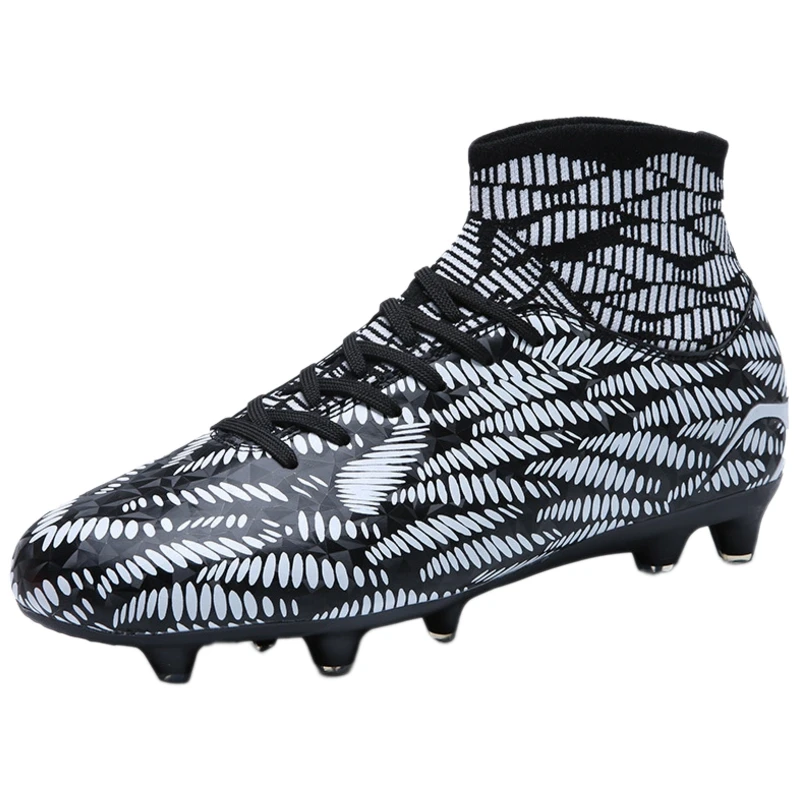 

Men's Football Shoes Long Spike High-Top Sports Non-Slip Grass Running Football Shoes