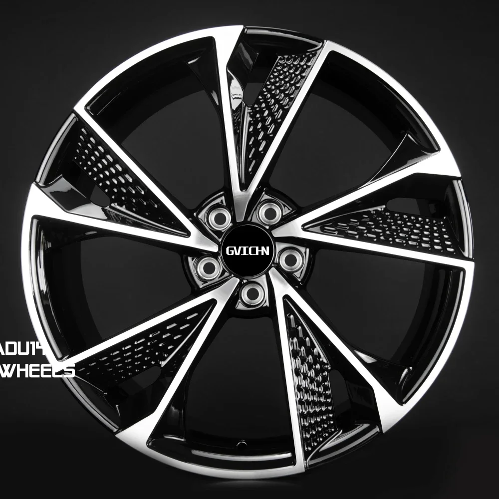 Customized Color & Size 18 19 20 21 22 23 24 26 Inch Gloss Black With Machine Face Aluminum Monoblock Custom Car Wheels