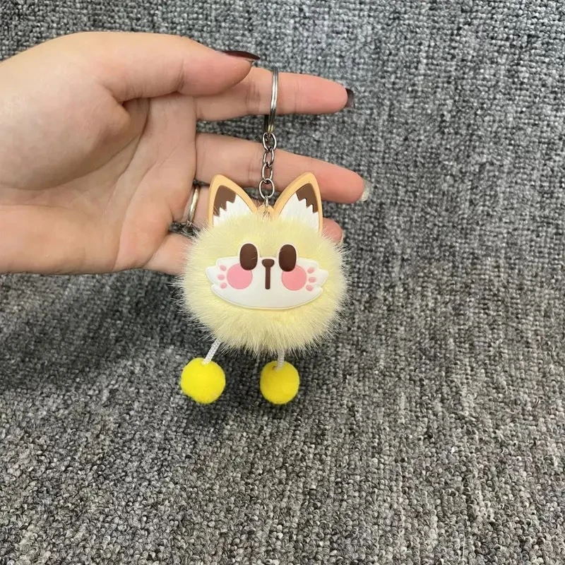 Briquetes de gato da sorte dos desenhos animados boneca de pelúcia chaveiro bonito chaveiro saco pingente presente crianças brinquedos mochila decoração presentes