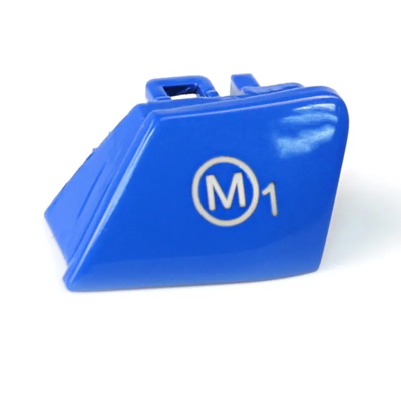 لسيارات BMW M3 F80 F82 ألياف الكربون عجلة القيادة وضع التبديل زر استبدال أجزاء #2