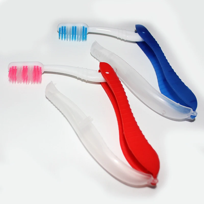 Hygiene Oral Portable Disposable Foldable Travel Camping Toothbrush Hiking Tooth Brush Tooth Cleaning Tools Folding Toothbrush·