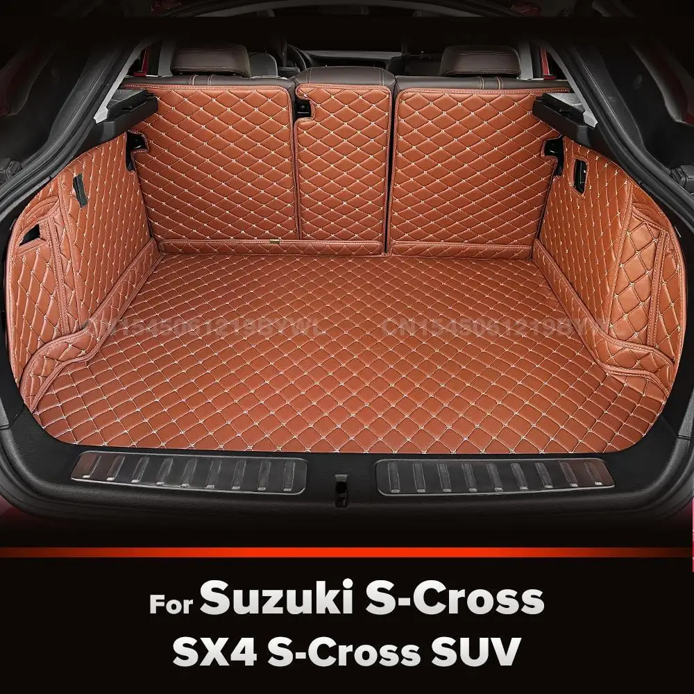 

Для Suzuki S-Cross、SX4 S-Cross SUV авто полное покрытие коврик для багажника автомобильный защитный коврик грузовой подкладка аксессуары для интерьера