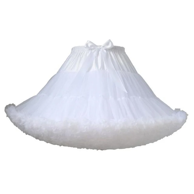 Hot Lolita Petticoats Cosplay Bridal Crinoline Lady Meisjes Onderrok Voor Party Wit Zwart Ballet Dans Rok Tutu