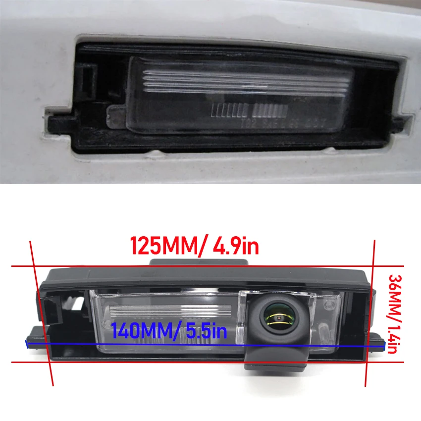 Car Reversing Back up Parking Car Rear View Camera HD CCD Night Vision For Citroen C1 2014 2015 2016 2017 2018 2019 2020 2021