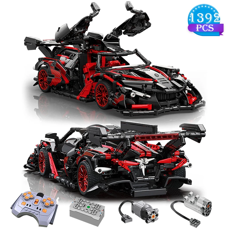 Technical Ideas Famous Racing Car Assembly Building Blocks Expert Speed Vehicle Model Bricks Moc Toys for Boys Holiday Gifts