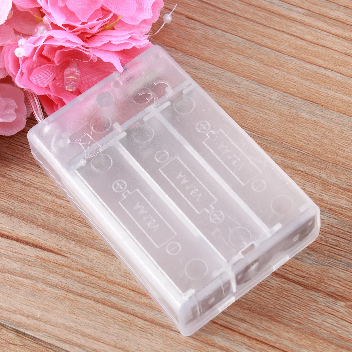 20 مصباح LED على شكل زهرة يعمل على سلسلة أضواء للديكور الداخلي وعيد الميلاد وحفلات الزفاف وأعياد الميلاد وحفلات المنزل باللون الوردي #6