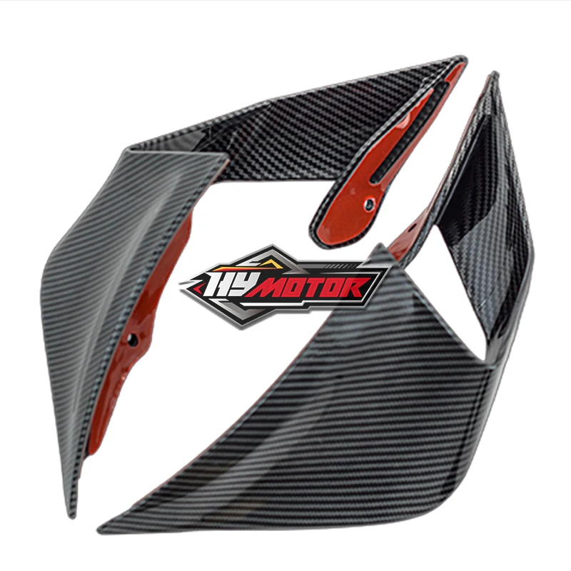New Motorcycle Accessories Fairing Fixed Wing Side Wing Spoiler Kit For Yamaha YZF-R3 YZF R3 yzfr3 yzf r3 2019 2020 2021 2022