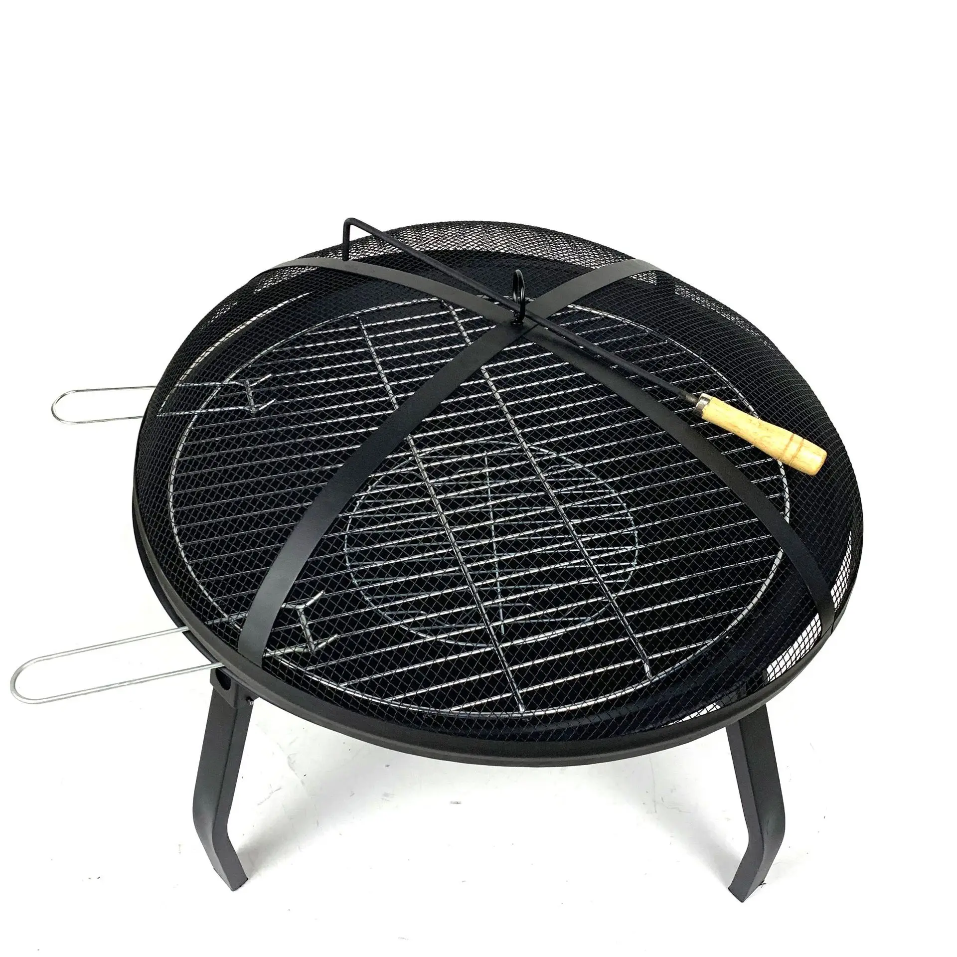 Outdoor folding brazier, surrounding stove tea charcoal model, portable barbecue for heating