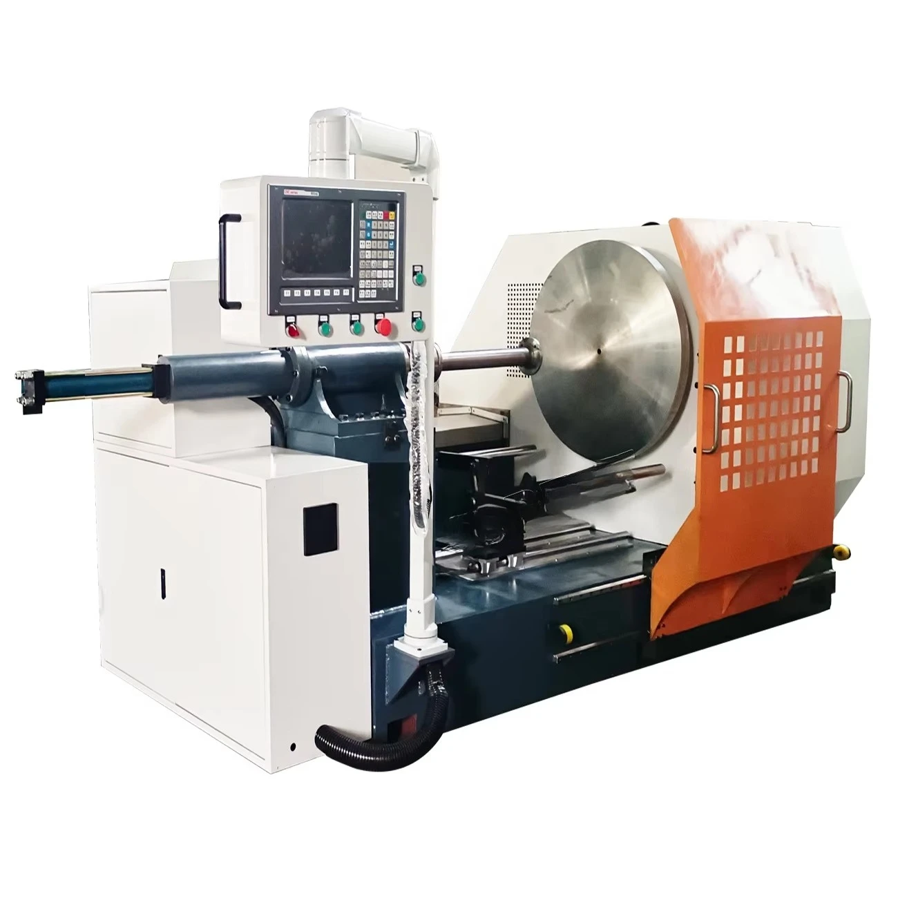CNC Metal Hydraulic Flange Spinning Machine for Making Spinning Aluminum Copper Bottle Lamp Cookwares
