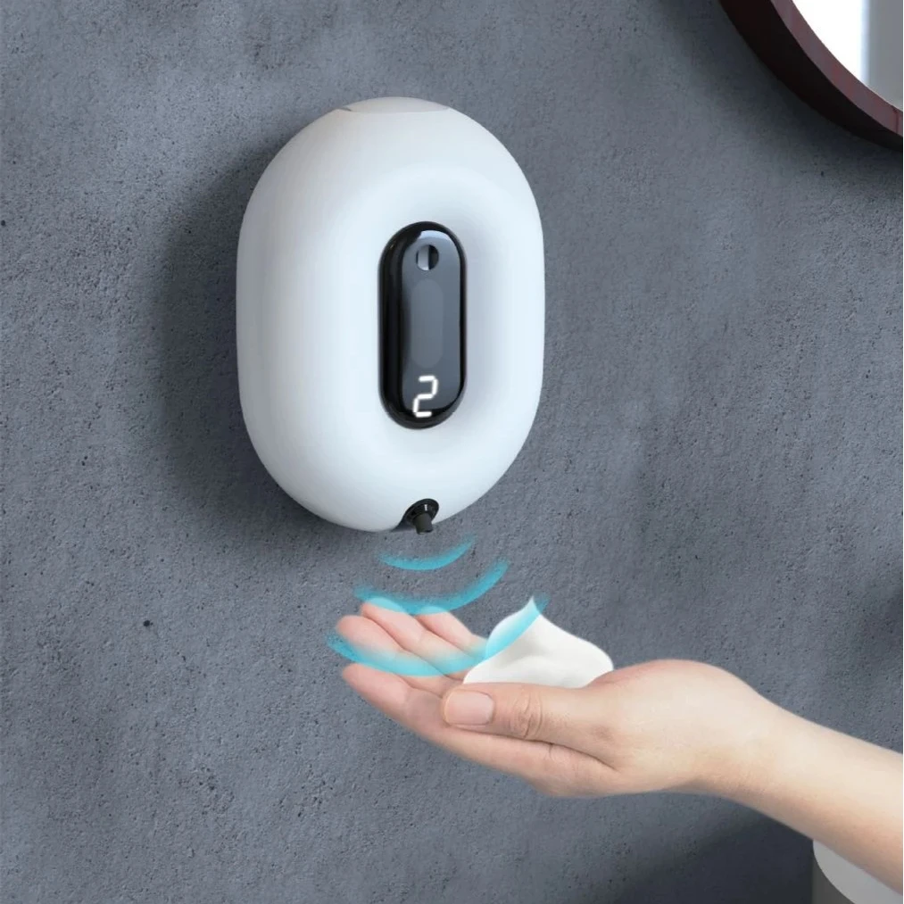 

Household Bathroom Soap Dispenser LED Display Automatic Induction Foam Hand Washer Sensor Bathroom Accessories 1PC