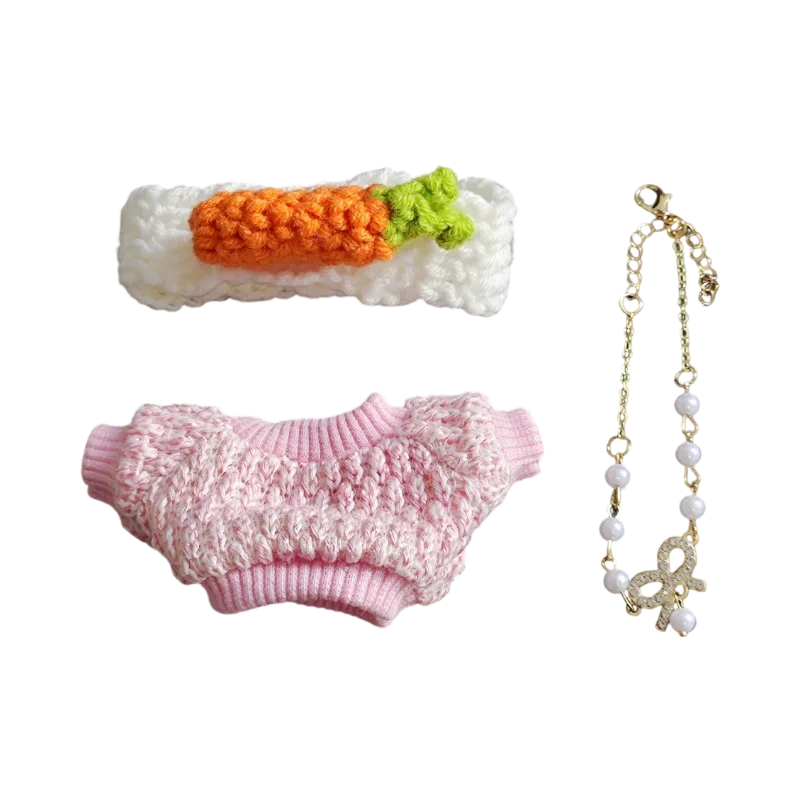 Gxlaihly Vêtements de poupée labubu de 17 cm, vêtements de poupée Labubu, costumes pour poupées Labubu, tenue Labubu, adapté à la poupée Labubu de 17 cm