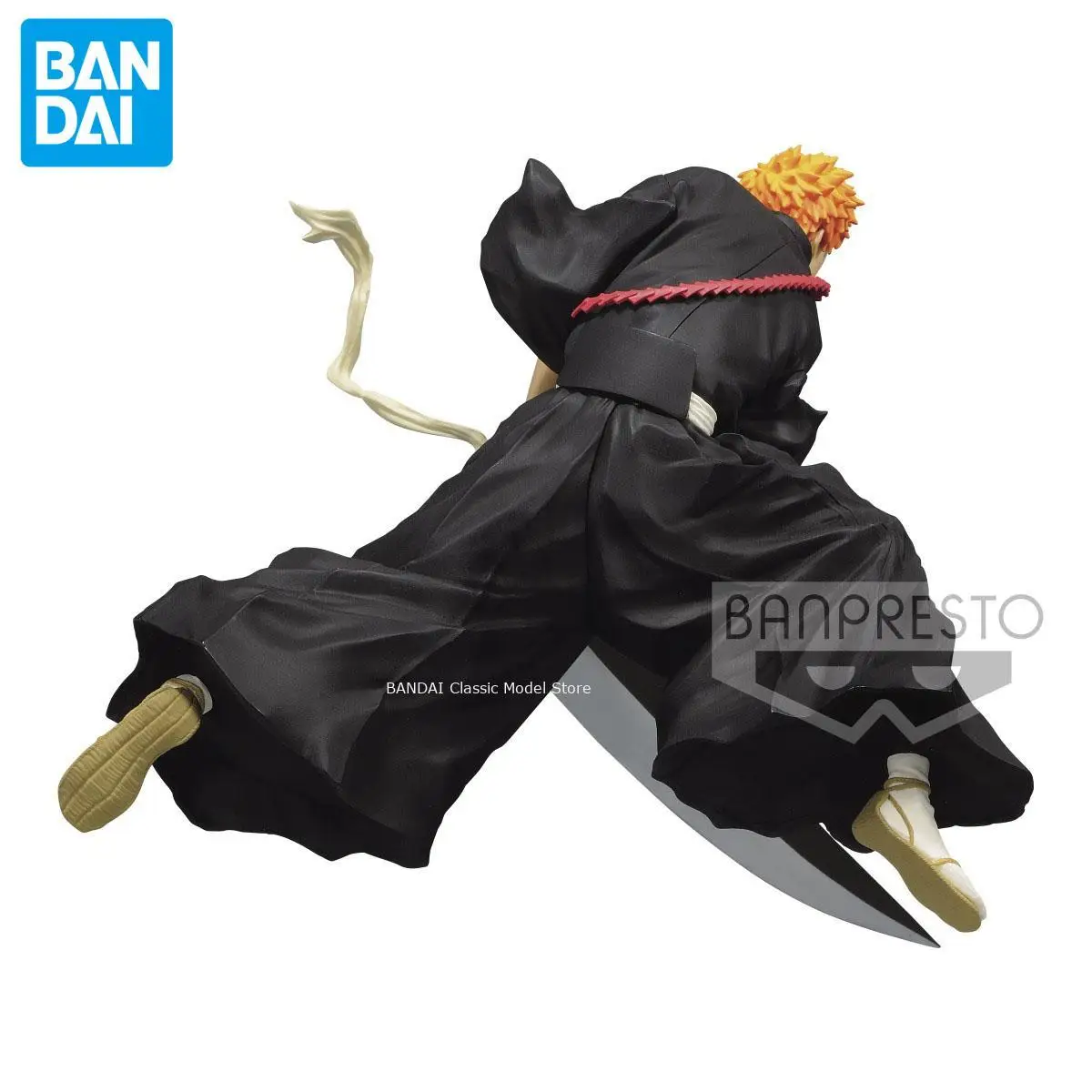 Genuine Official Original Bandai Banpresto Soul Entered Model Bleach Kurosaki Ichigo Anime Collectible Model